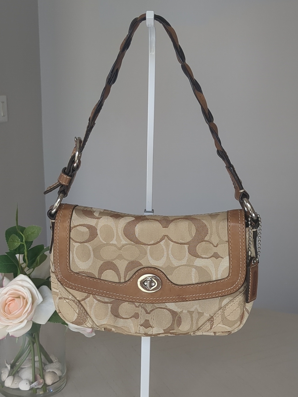 Coach 10992 Chelsea Signature Flap Shoulder Bag